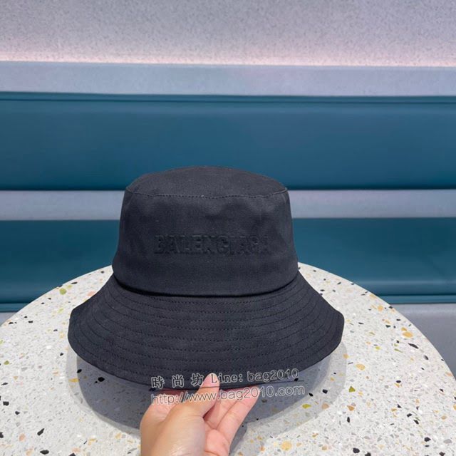 Balenciaga男女同款帽子 巴黎世家2021新款簡約風漁夫帽  mm1572